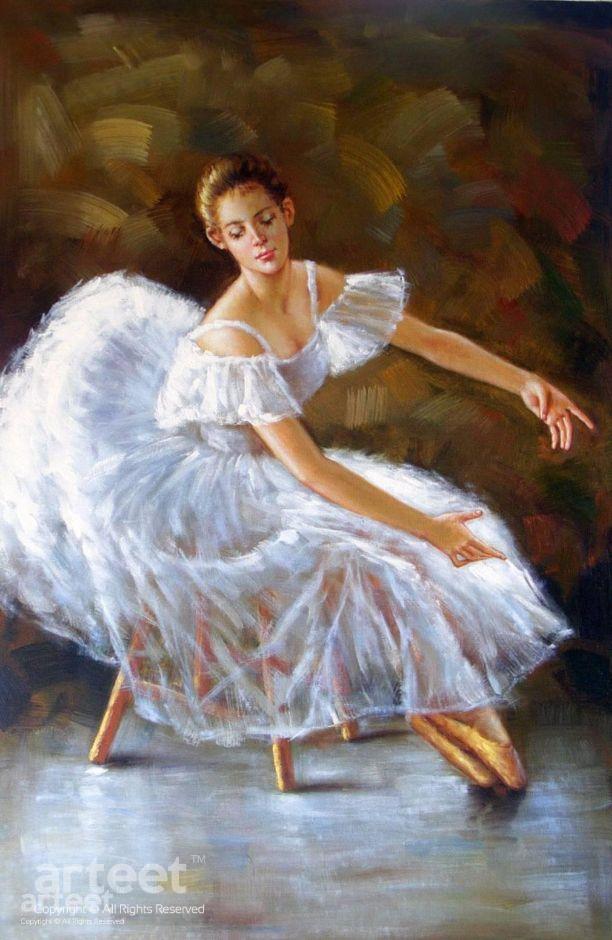 Ballerina Painting on Canvas for Sale Online | Online Gallery