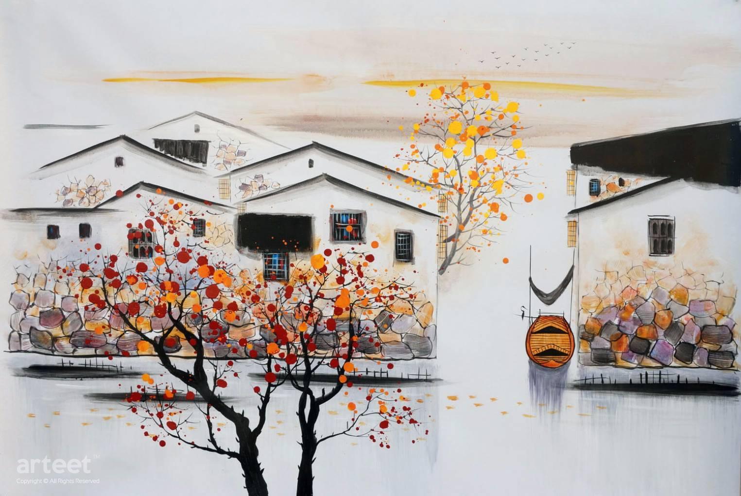 Canal Town in Jiaxing - Cities & buildings / Arteet