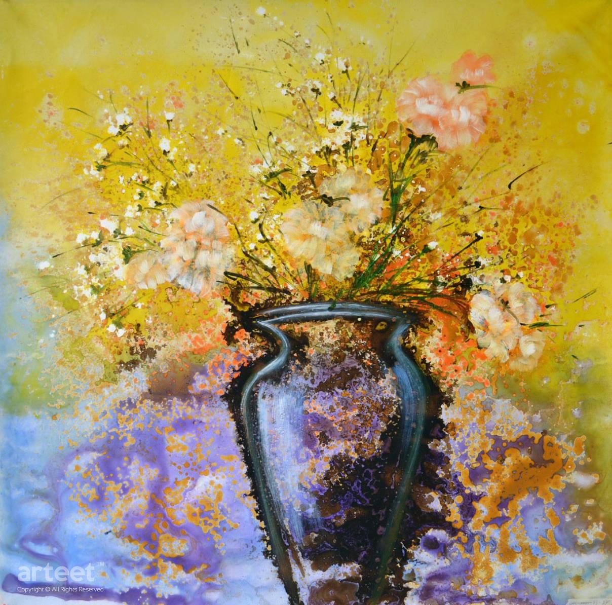 Naturmort with the Flowers Art Paintings for Sale, Online Gallery