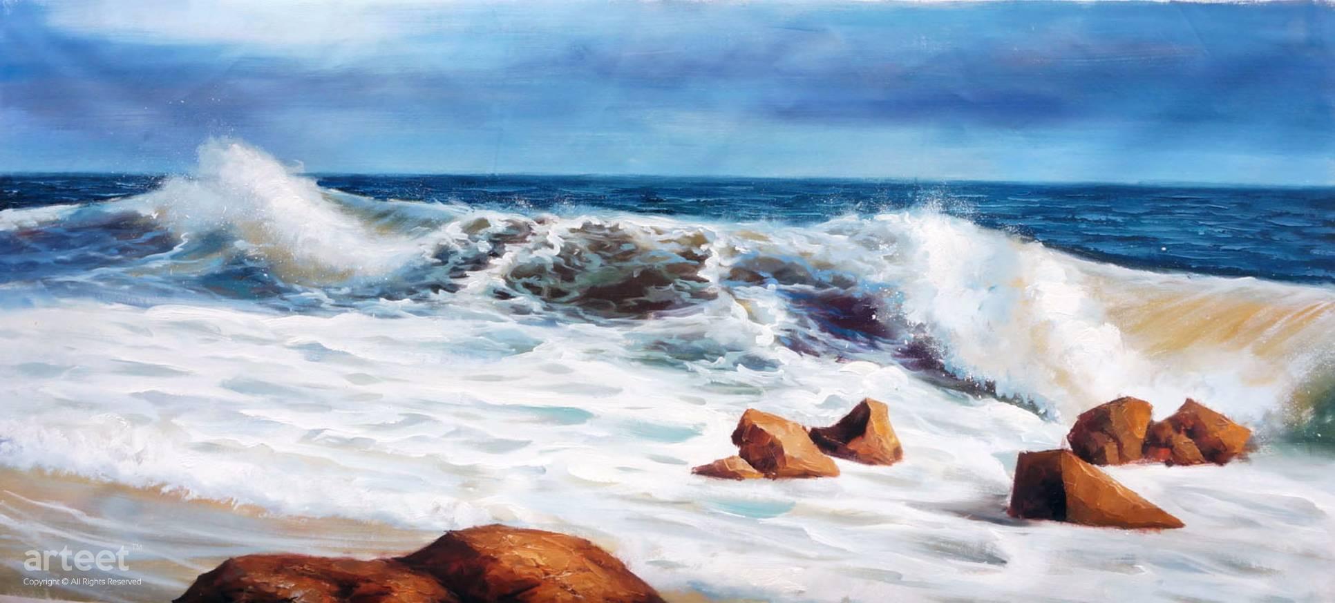 On the Beach Art Paintings for Sale, Online Gallery