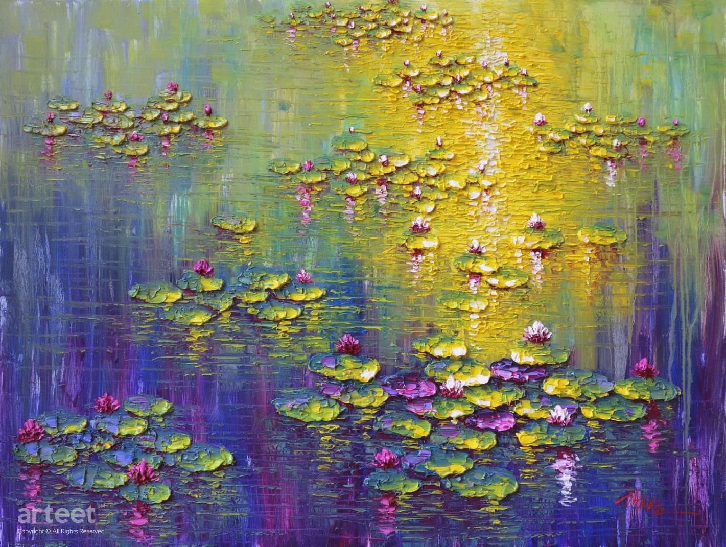 Purple Pond - Landscapes / Arteet