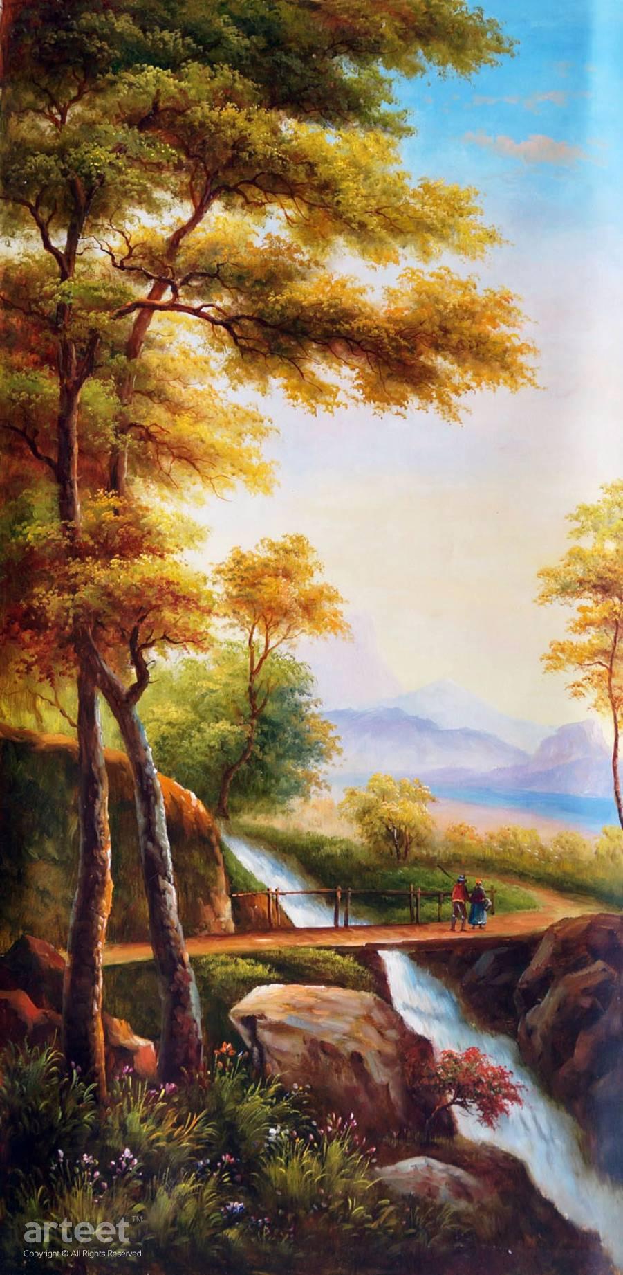 The Country Bridge - Landscapes / Arteet