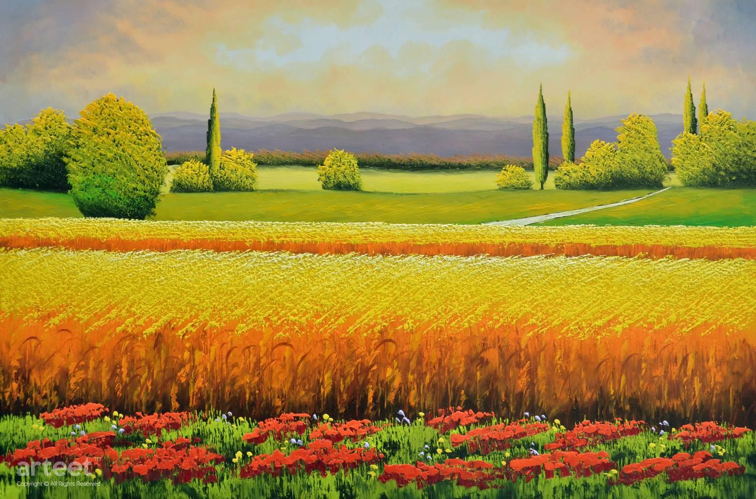 The Golden Yards Art Paintings for Sale, Online Gallery
