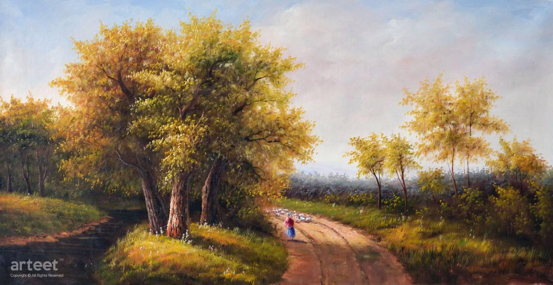 The Shepherdess - Landscapes / Arteet